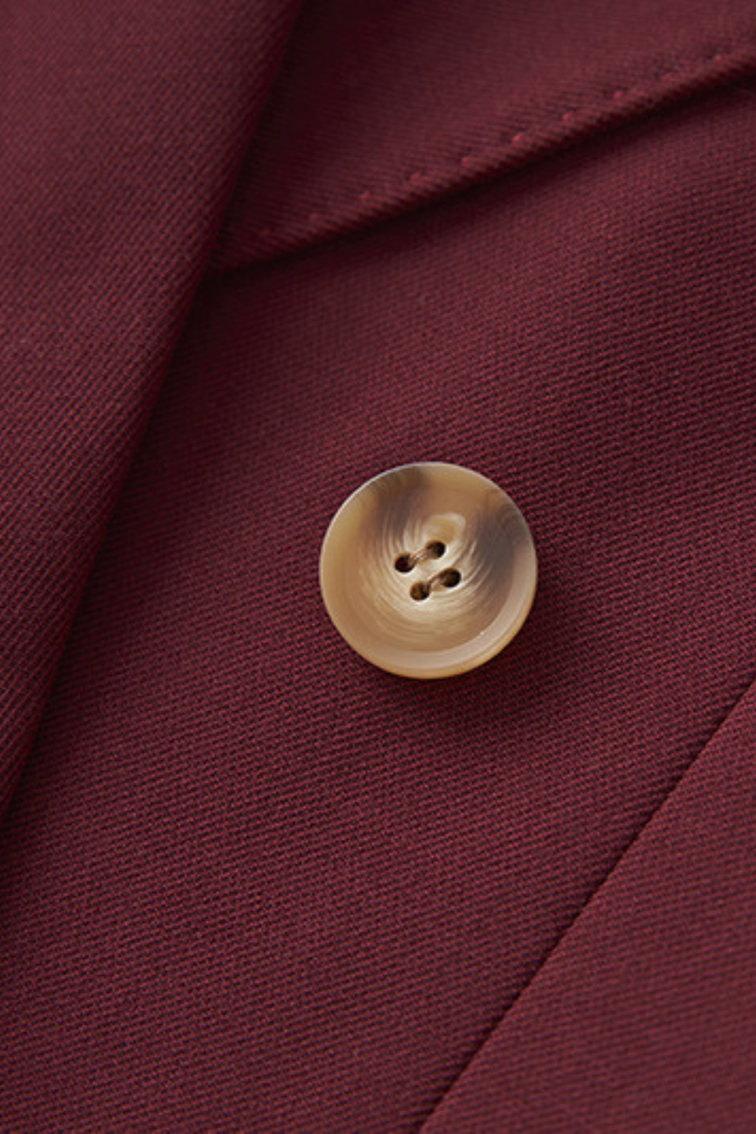 Signature Bordeaux Structured Suit with Wide Leg Trousers