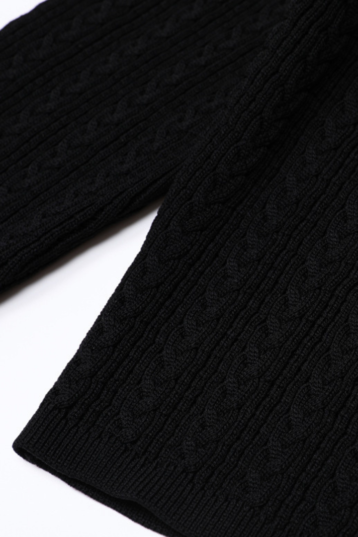 Rosette Pearl Knit Flower Cuffs  Top