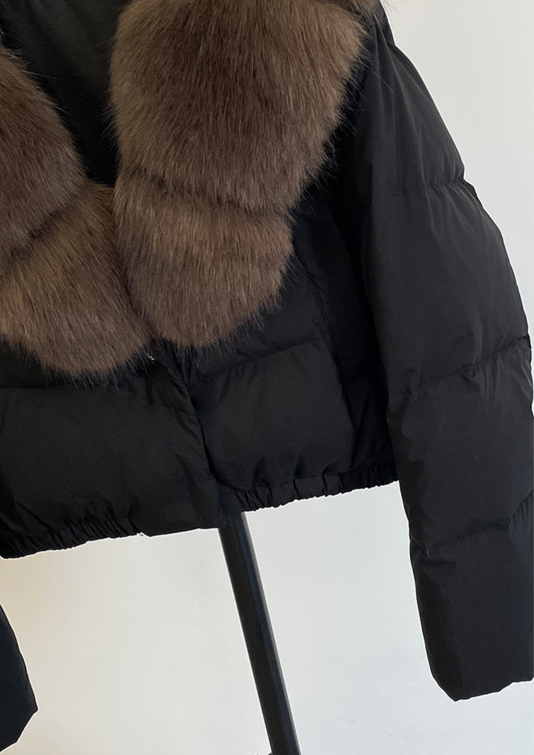 Fox Fur Collar Down Jacket
