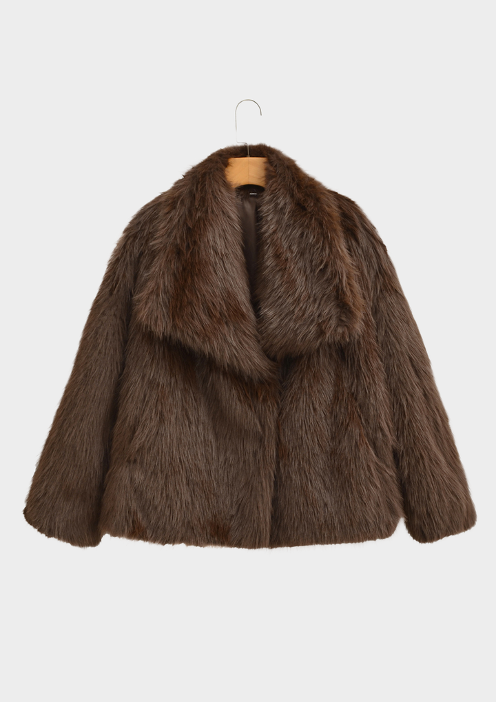 Chic Faux Fur Jacket