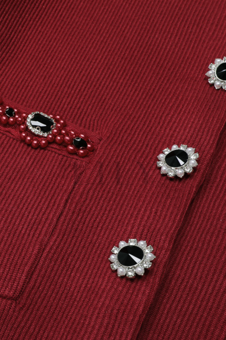 Jewel Elegance Soft Wool Knit Midaxi Set