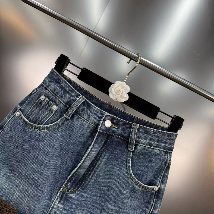 Sienna soft Inner Lamb Wool  Denim Set