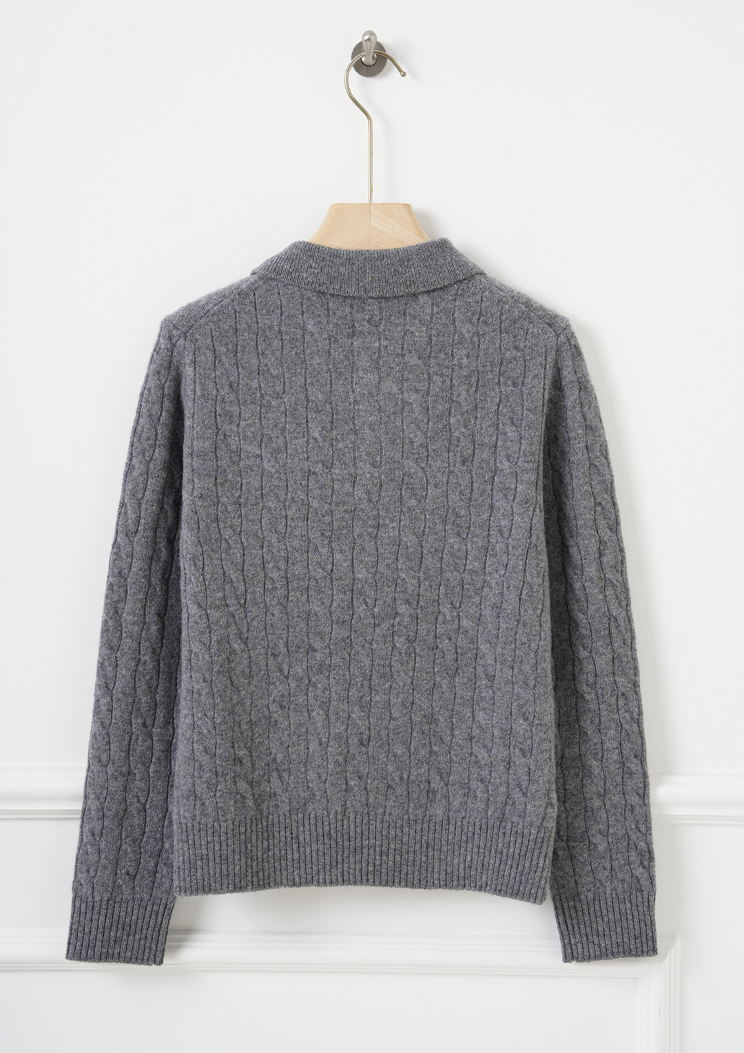 Classic Polo Collar Knit Sweater