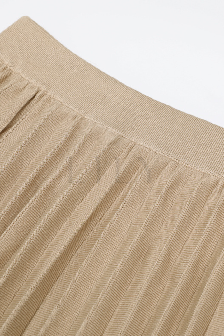 Serena Sparkle Knit Pleated Maxi Set