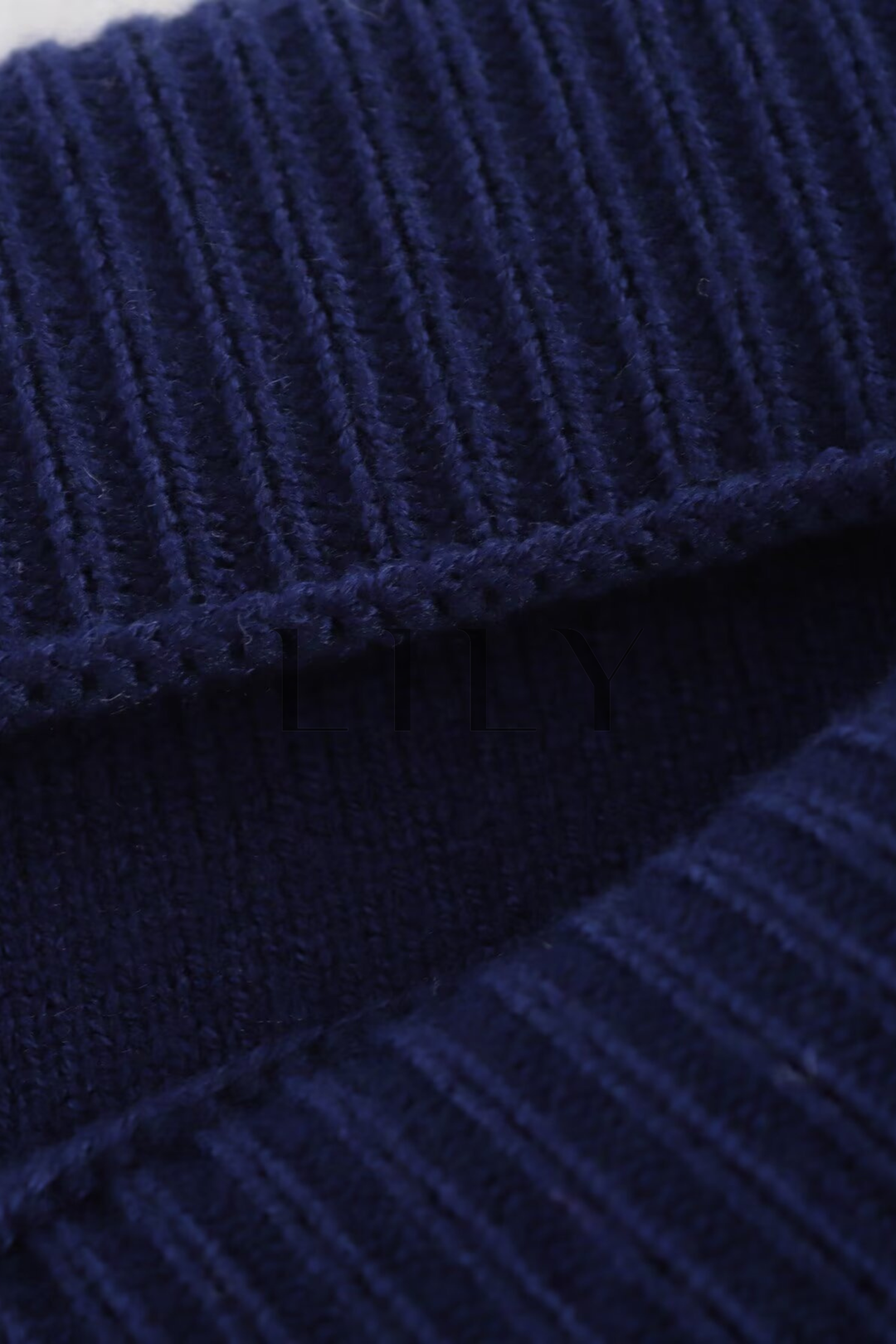 Navy Midnight Knit Button Mini Set