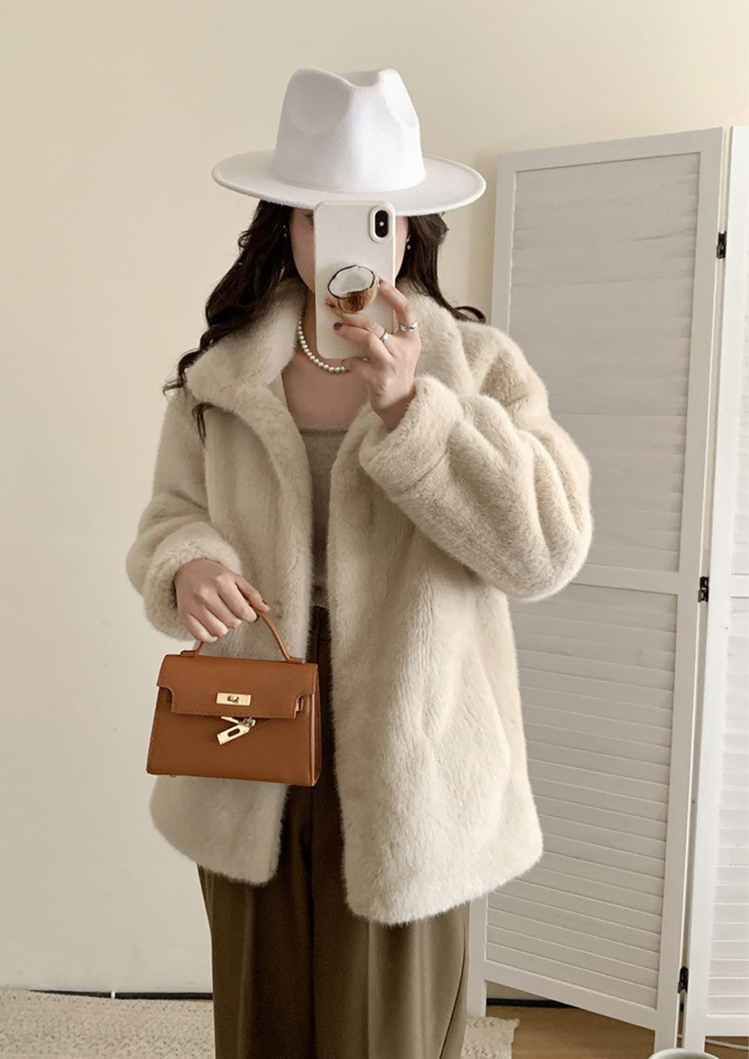 Mila Plush Mink Fur Coat