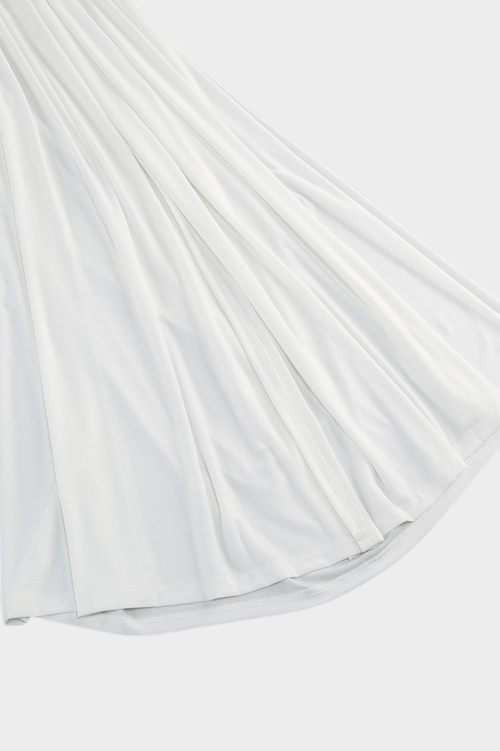 Marbella Halter Backless Contrast Maxi Dress