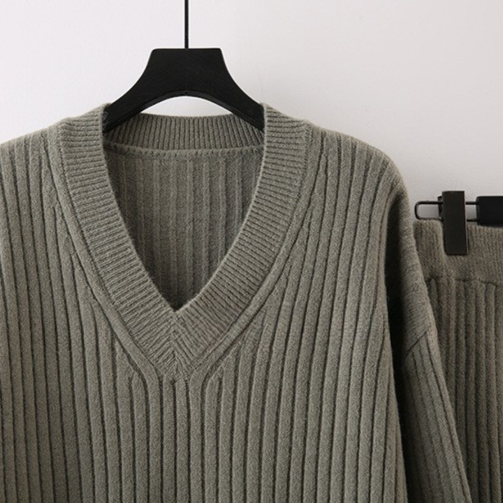 Maya Comfy Rib knit  Set