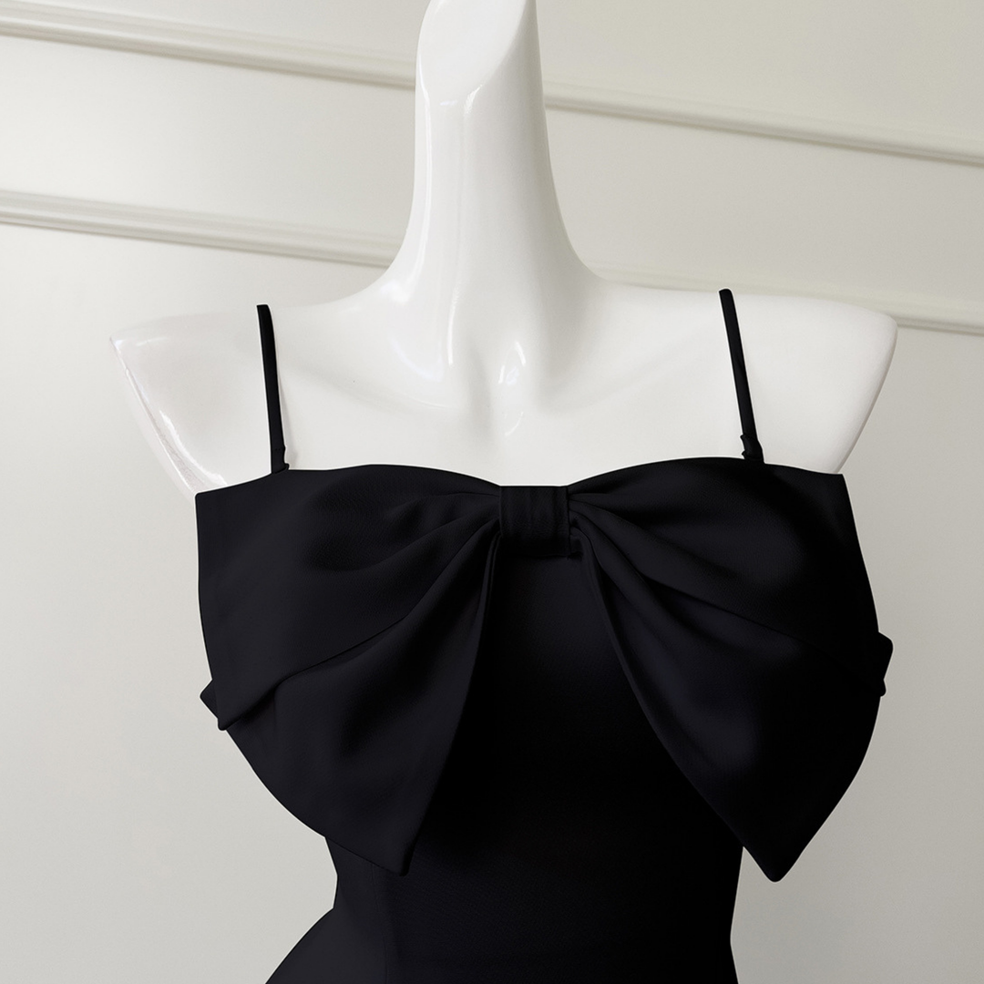 Bow Charm Mini Dress