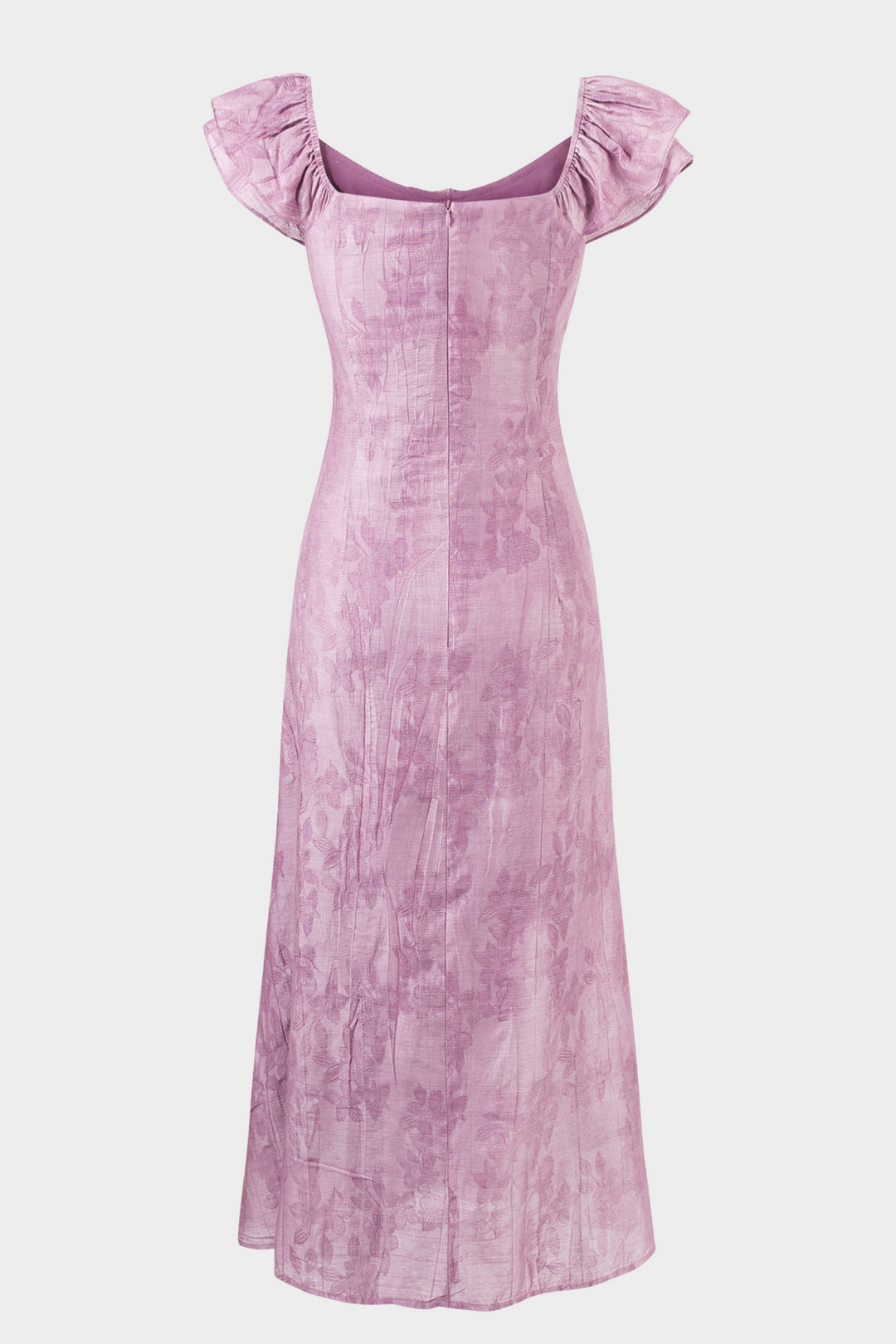 Enchanté Ruffle Sleeve Floral Maxi Dress