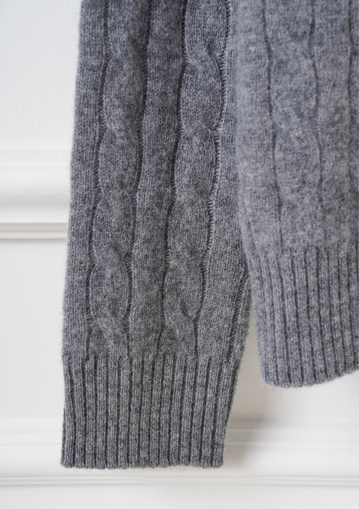 Classic Polo Collar Knit Sweater