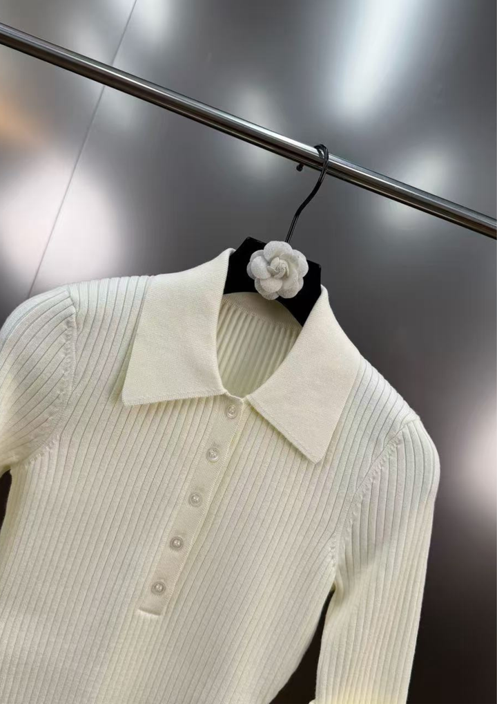 Alina Rib Knit belted Skirt Bodysuit Set