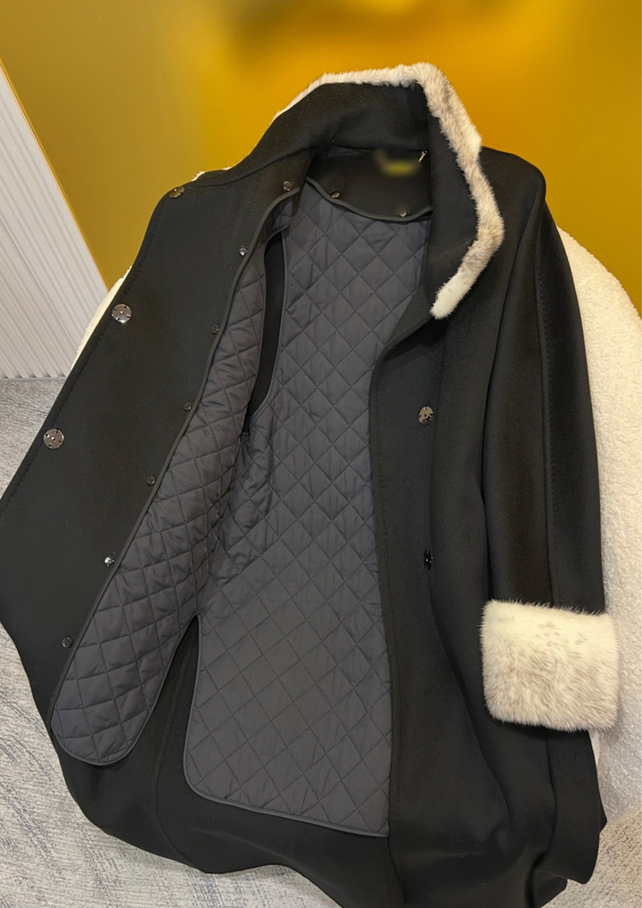 Elizabeth Cashmere Mink Fur Coat