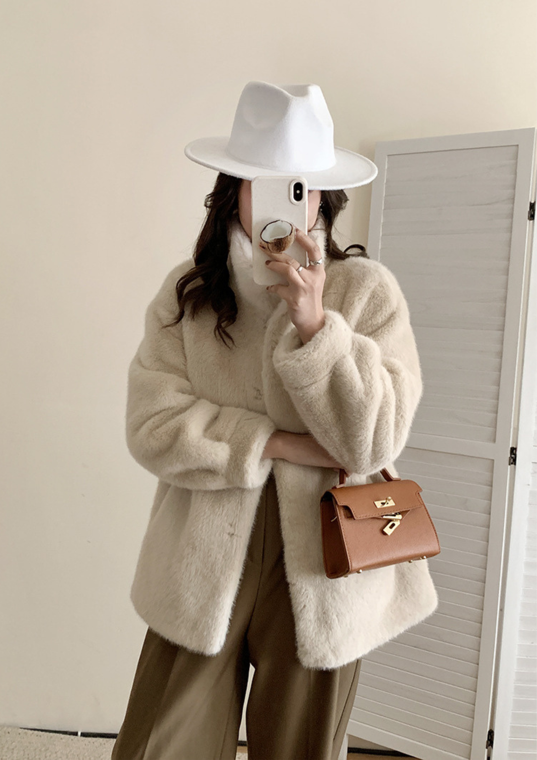 Mila Plush Mink Fur Coat