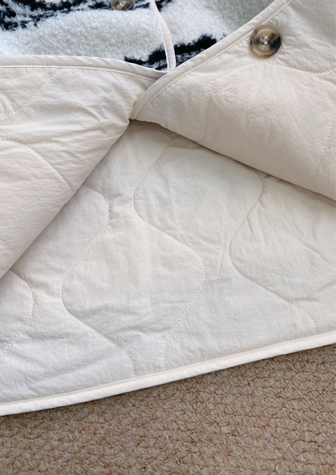 Alpine Reversible Jacquard Lamb Wool Jacket