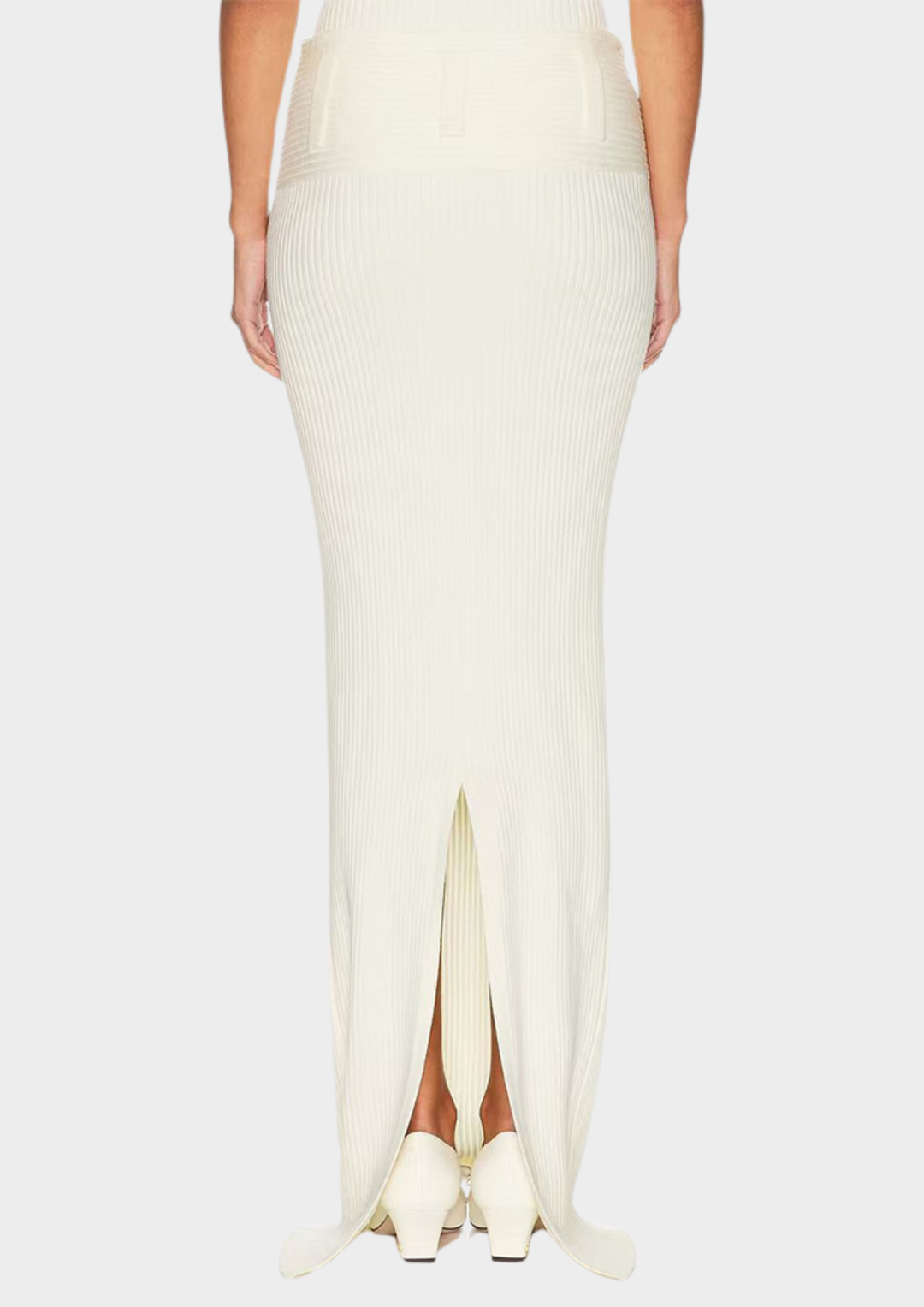 Éliana Wool Knit Polo Bodysuit & Skirt Set