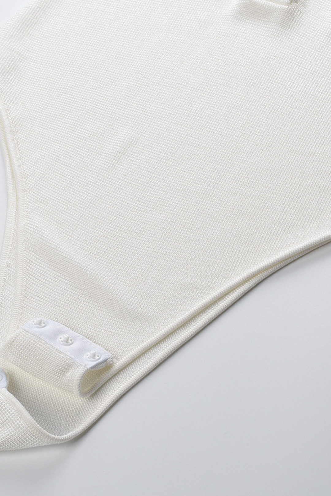 Soft Viscose Knit Long Sleeve Bodysuit Top
