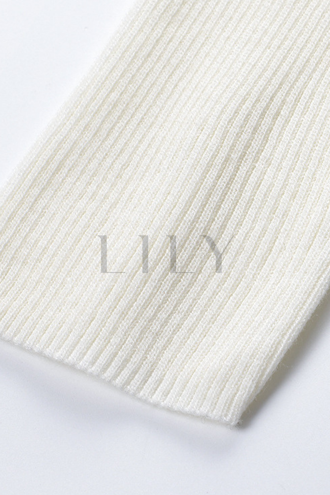 Basic Hollow Slim Wool Knit Top