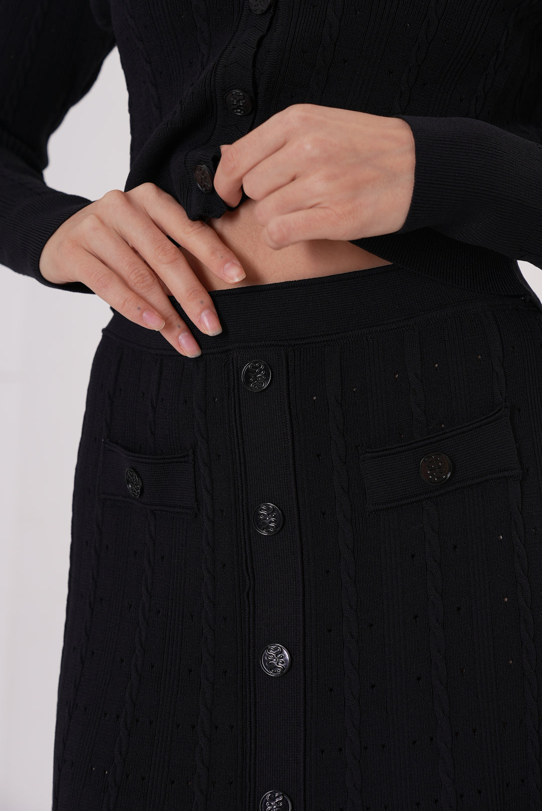 Signature Viscose Knit Round Neck Maxi Set