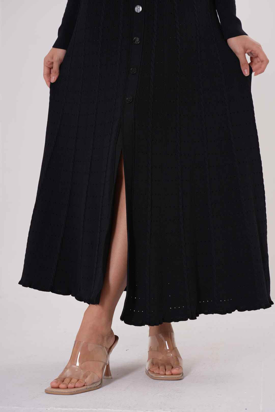 Signature Viscose Knit Round Neck Maxi Set