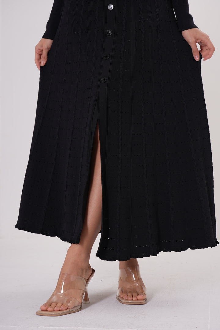 Signature Viscose Knit Round Neck Maxi Set