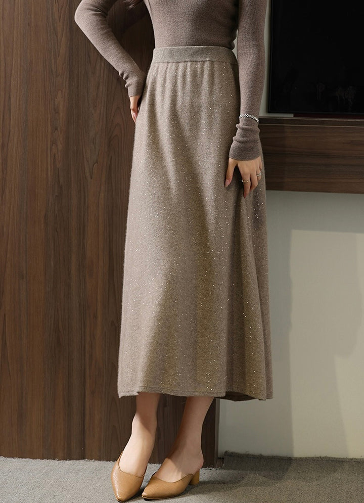 Luxe Glimmer Midi Skirt