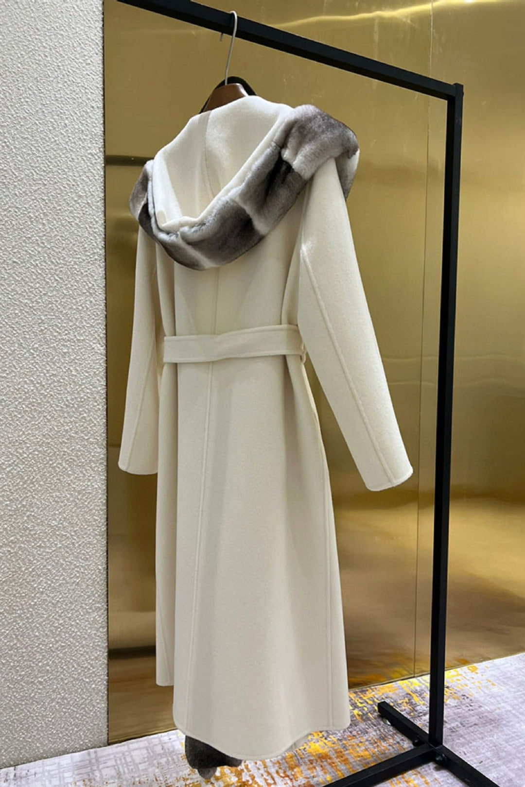 Serene Coat - Cashmere Fur