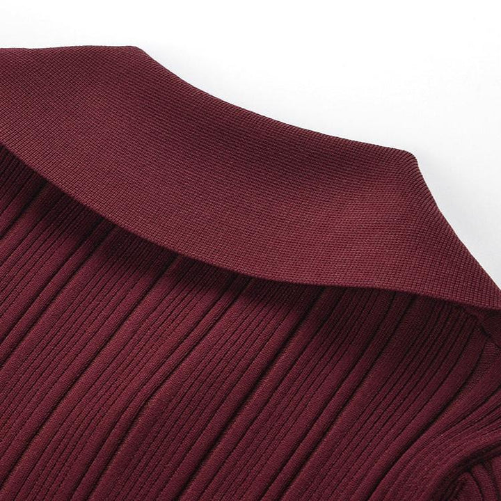 Flare Knits In Maxi