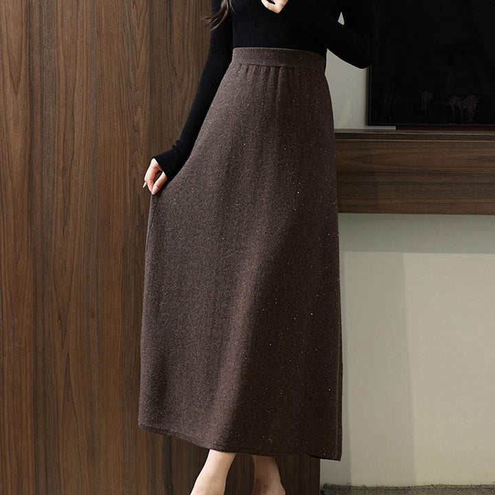 Luxe Glimmer Midi Skirt