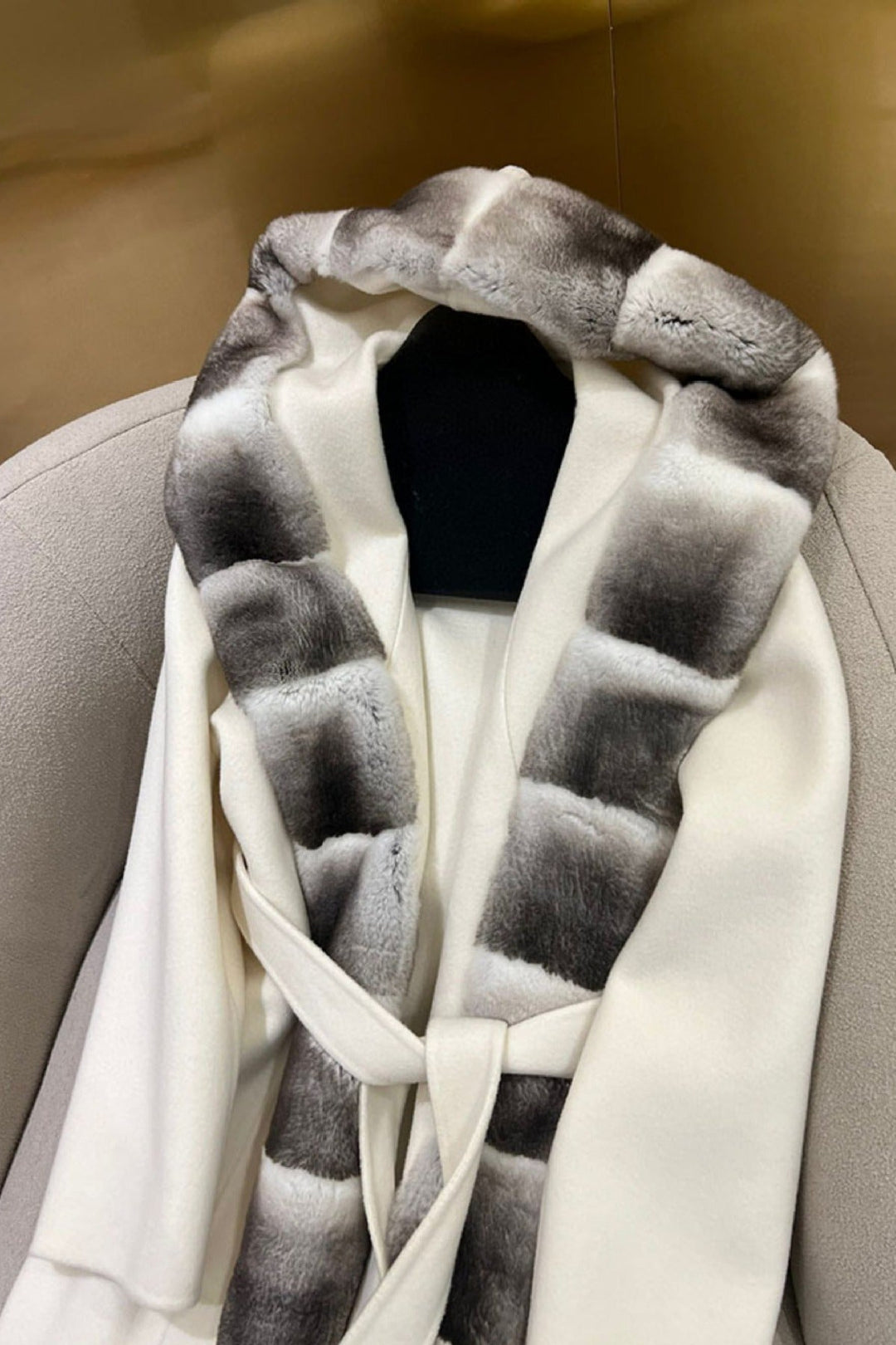 Serene Coat - Cashmere Fur